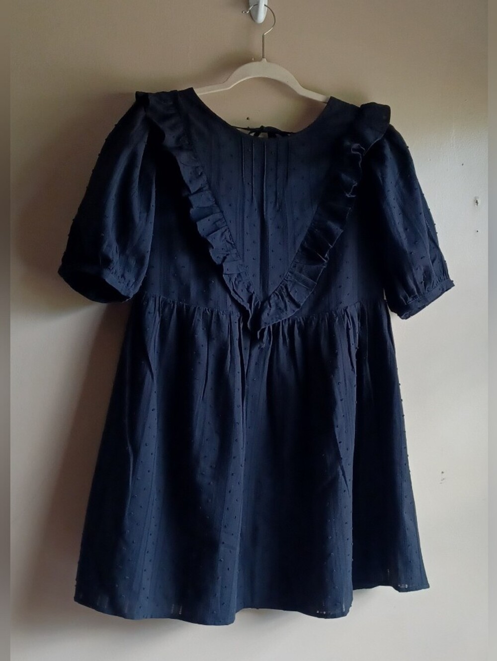 NWT- ANTHROPOLOGIE modcloth Mini  Cotton Dress In Black S